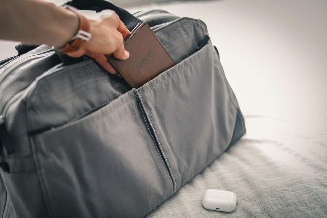 Keeping bags secure in a crowd
